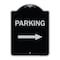 Signmission Parking Right Arrow Heavy-Gauge Aluminum Architectural Sign, 24" x 18", BS-1824-23364 A-DES-BS-1824-23364 - alternate 1
